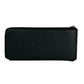 Baldinini Trend Elegant Black Leather Travel Organizer