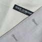 Dolce & Gabbana Light Gray Wool Formal Dress Waistcoat Vest