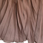 Dolce & Gabbana Brown Polyester Pleated High Waist Midi Skirt