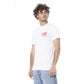 Cavalli Class White Cotton Men T-Shirt