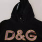 Dolce & Gabbana DG Sequined Hooded Pullover Sweater