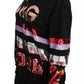 Dolce & Gabbana DG Sequined Hooded Pullover Sweater