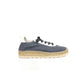 Cerruti 1881 Blue Polyester Men Sneaker