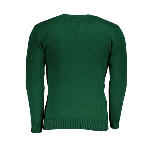 U.S. Grand Polo Green Fabric Sweater