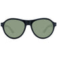 Serengeti Black Acetate Sunglasses