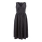 Lardini Elegant Black Polyethylene Dress