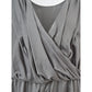 Lardini Elegant Silk Gray Dress - Timeless Elegance