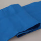 Dolce & Gabbana Royal Blue Scarf Neck Wrap Shawl Silk Scarf