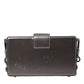 Dolce & Gabbana Metallic Gray Calfskin Leather DG BOX Shoulder Bag