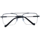 Hackett Black Stainless Steel Glasses (Frames)