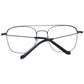 Hackett Black Stainless Steel Glasses (Frames)