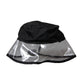 Dolce & Gabbana Black Polyester Plastic Bucket Hat Men