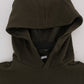 Daniele Alessandrini Elegant Green Cotton Hooded Sweater