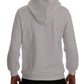 Daniele Alessandrini Elegant White Cotton Hooded Sweater