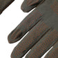 Dolce & Gabbana Brown Cotton Stretch Wrist Length Gloves