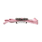 Dolce & Gabbana Pink Satin Crystal Jewelry Brooch Hair Pin