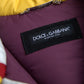 Dolce & Gabbana Multicolor Windbreaker Puffer Jacket Men