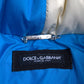 Dolce & Gabbana Multicolor Logo Windbreaker Puffer Jacket