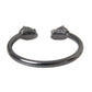 Nialaya Black Rhodium Lion Bangle Bracelet Women