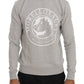 Frankie Morello Chic Morellosaurs Crewneck Cotton Sweater