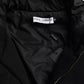 Dolce & Gabbana Black Cotton Hooded Logo Bomber Men Jacket