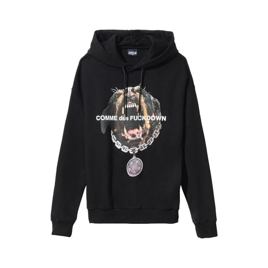 Comme Des Fuckdown Black Cotton Men Sweater