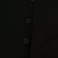 Dolce & Gabbana Black Solid STAFF Slim Fit Waistcoat Vest