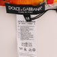 Dolce & Gabbana Orange Print Crystal-Embellished Blouse