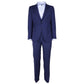 Made in Italy Blue Wool Men Suit