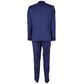 Made in Italy Blue Wool Men Suit