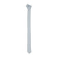 Emilio Romanelli Sleek Silk Slim Tie in Chic Gray