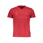 La Martina Red Cotton Men T-Shirt