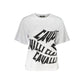 Cavalli Class White Cotton Women T-Shirt