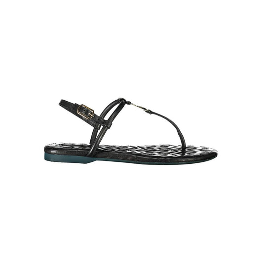 Patrizia Pepe Black Leather Sandal