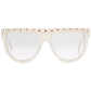 Marciano by Guess White Plastic Sunglasses