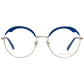 Emilio Pucci Blue Metal & Plastic Glasses (Frames)
