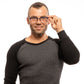 Lozza Blue Metal & Plastic Glasses (Frames)