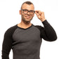 Lozza Black Plastic Glasses (Frames)