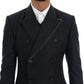 Dolce & Gabbana Gray Wool Double Breasted 3 Piece Suit