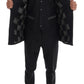 Dolce & Gabbana Gray Wool Double Breasted 3 Piece Suit