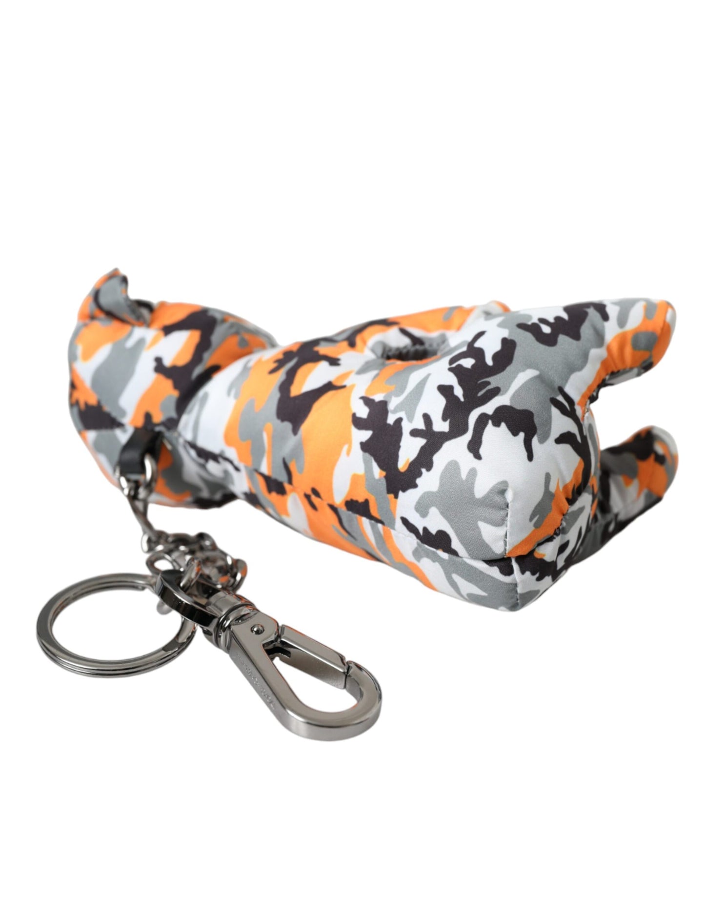 Dolce & Gabbana Multicolor Camouflage Animal Silhouette Keychain Keyring