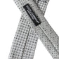 Dolce & Gabbana Light Gray Polka Dot Silk Adjustable Men Tie