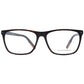 Ermenegildo Zegna Brown Plastic Glasses (Frames)