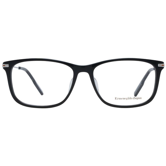 Ermenegildo Zegna Black Plastic Glasses (Frames)