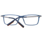 Ermenegildo Zegna Blue Plastic Glasses (Frames)