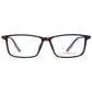 Ermenegildo Zegna Brown Plastic Glasses (Frames)