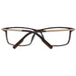 Ermenegildo Zegna Brown Plastic Glasses (Frames)