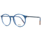 Ermenegildo Zegna Blue Plastic & Titanium Glasses (Frames)