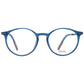 Ermenegildo Zegna Blue Plastic & Titanium Glasses (Frames)