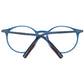 Ermenegildo Zegna Blue Plastic & Titanium Glasses (Frames)